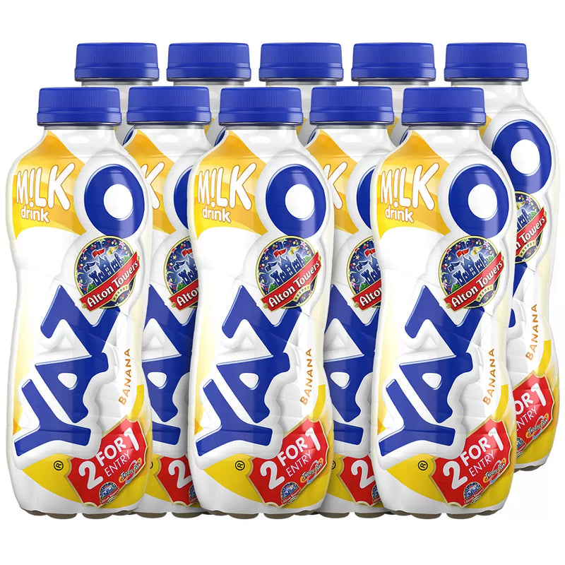 Yazoo Banana Milkshake Pack of 10 x 400ml