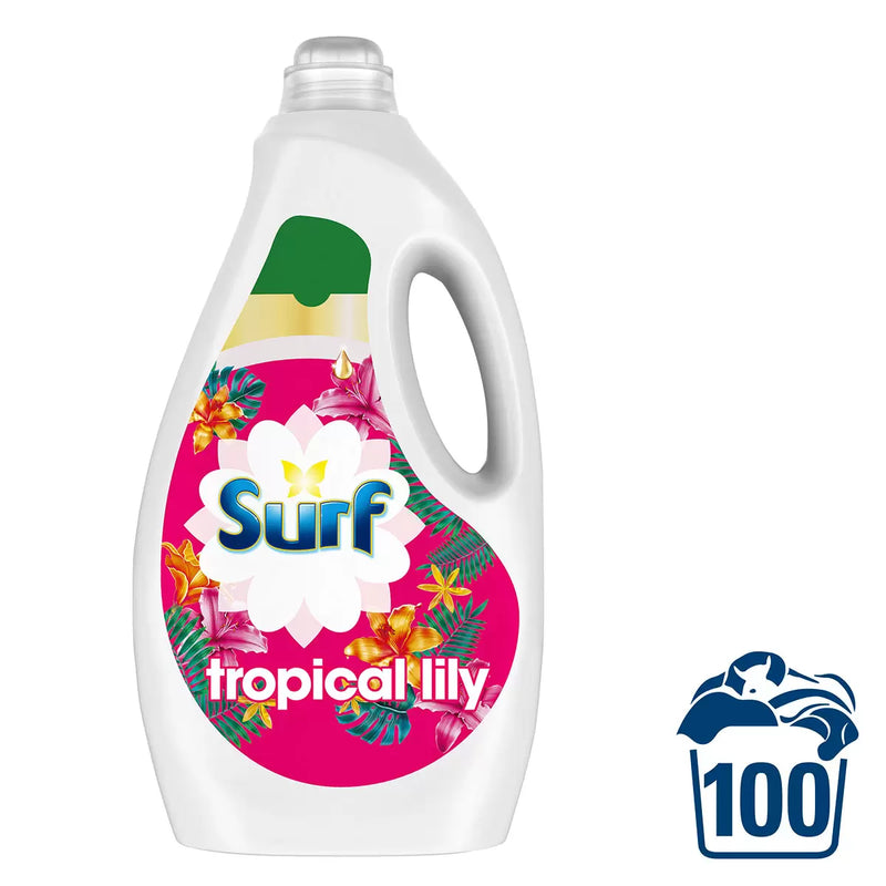 Surf Tropical Lily Laundry Liquid Pack of 100 Wash