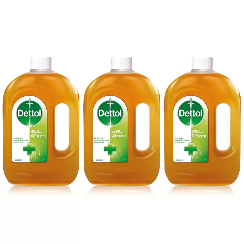 Dettol Antiseptic Liquid Pack of 3 x 750ml