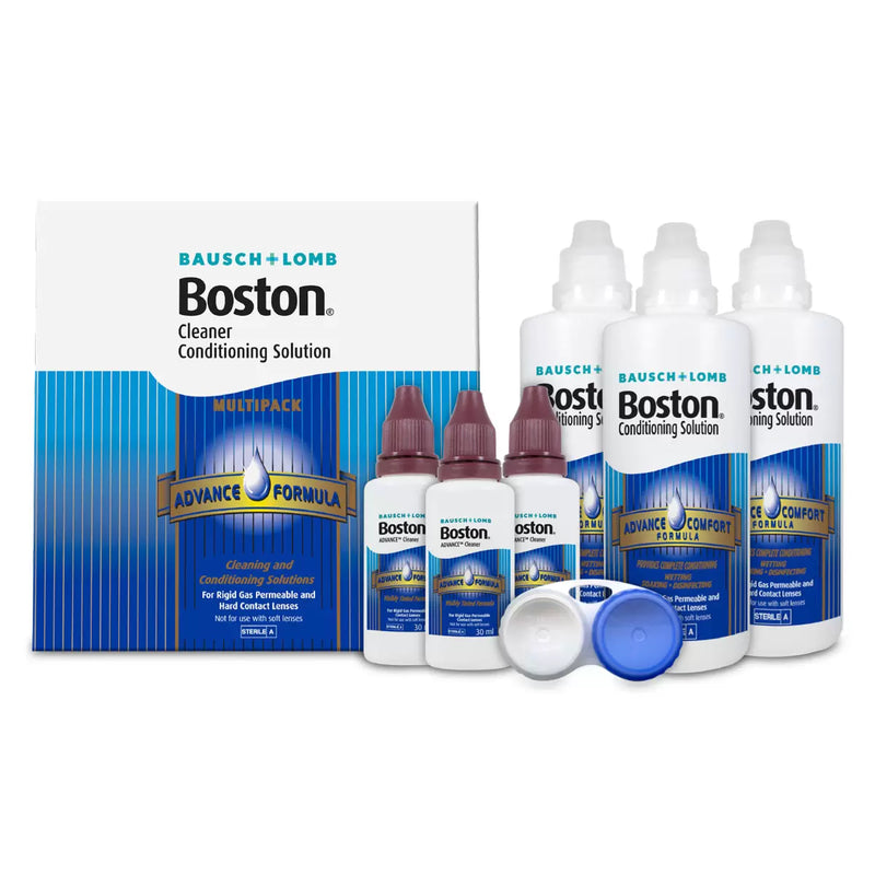 Bausch + Lomb Boston Cleaning & Conditioning Solutions Pack of 3x30ml and 3x120ml