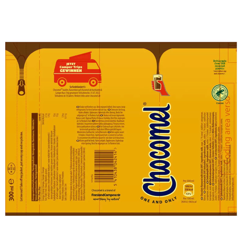 Chocomel Original  Chocolate Milk Drink Pack of 12x300ml