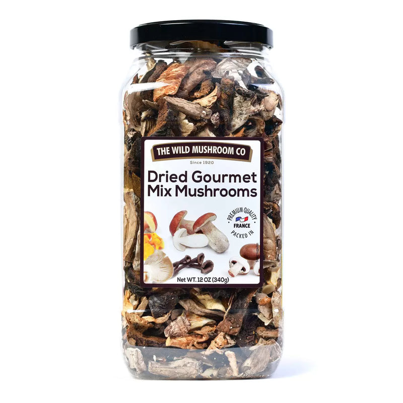 The Wild Mushroom Co Dried Gourmet Mix Mushrooms Pack of 340g