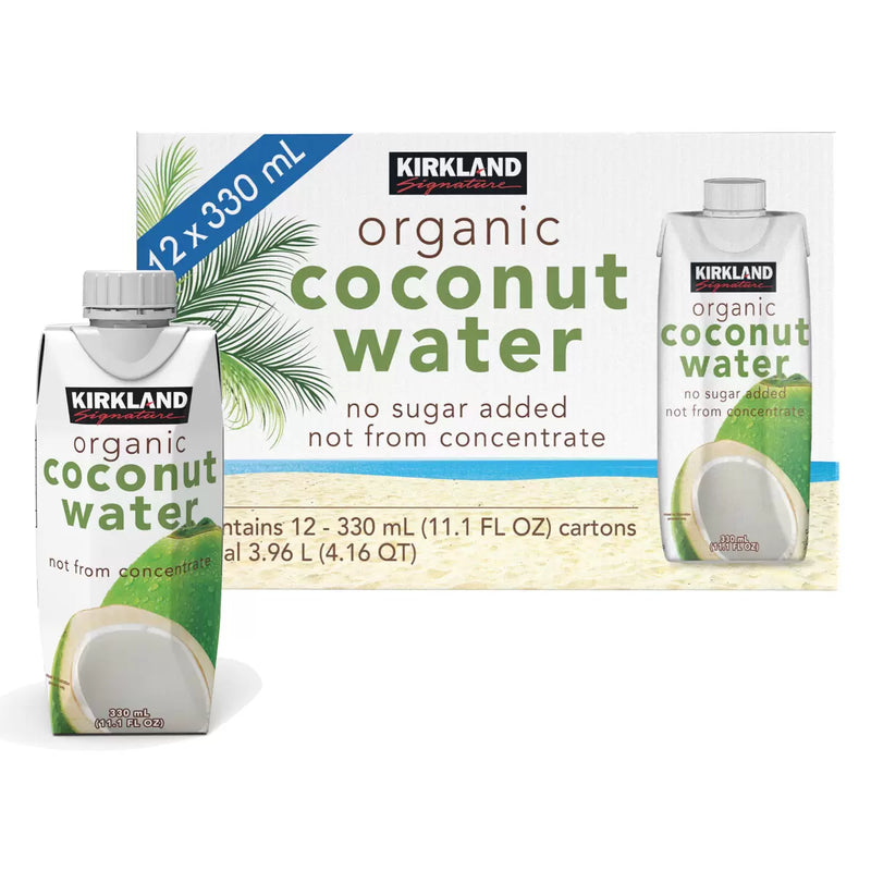 Kirkland Signature Organic Coconut Water Pack of 12x330ml