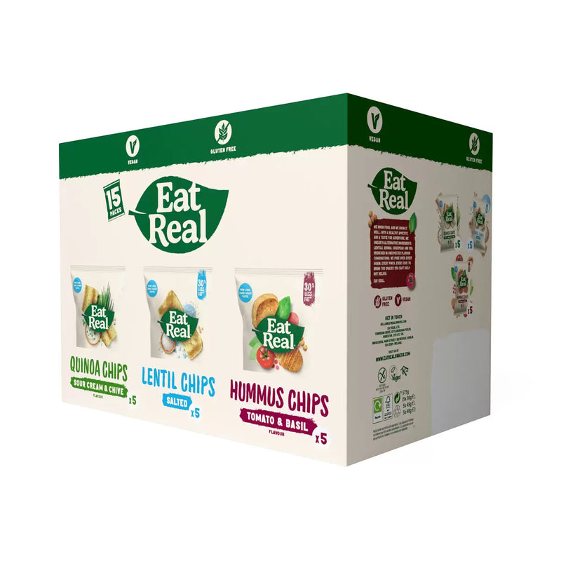 Eat Real Variety Box Pack of 15