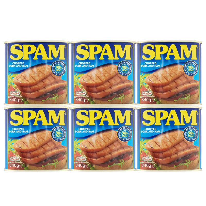 Spam Chopped Pork and Ham Pack of 6 x 340g