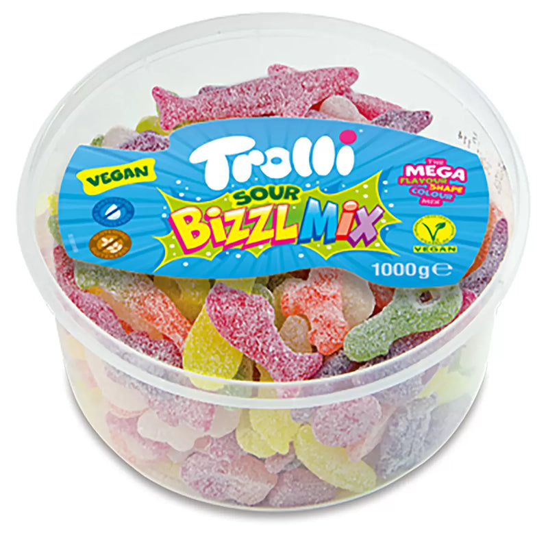 Trolli Sour Brizzel Mix Pack of 1kg tub