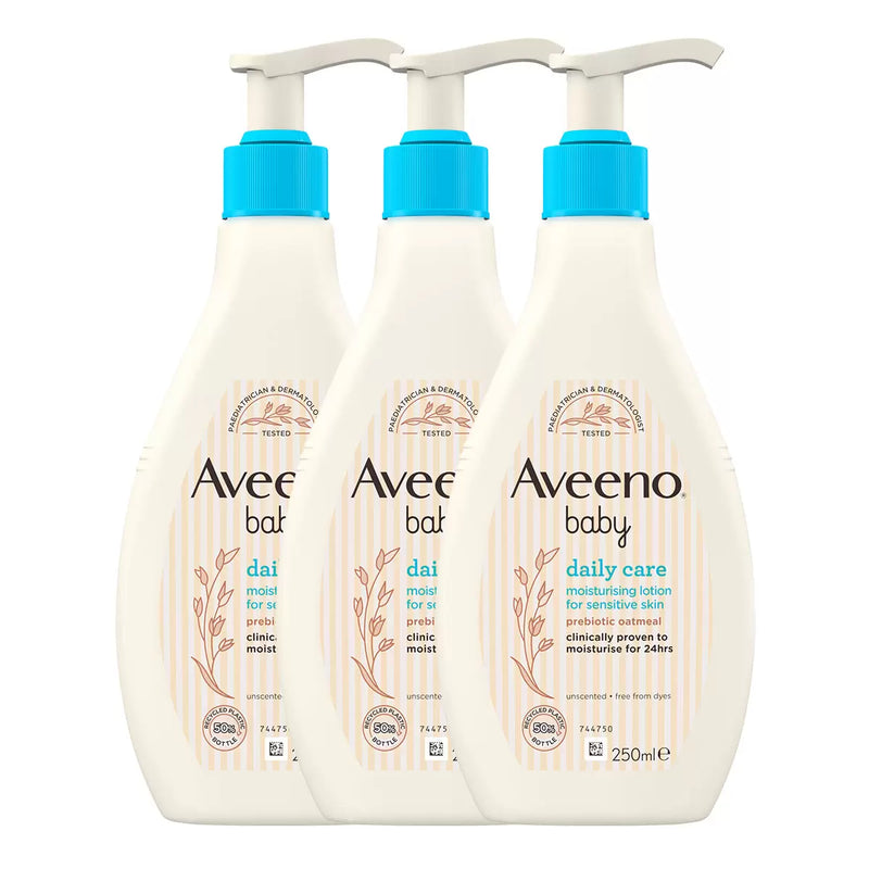 Aveeno Baby Daily Lotion Pack of 3x250ml