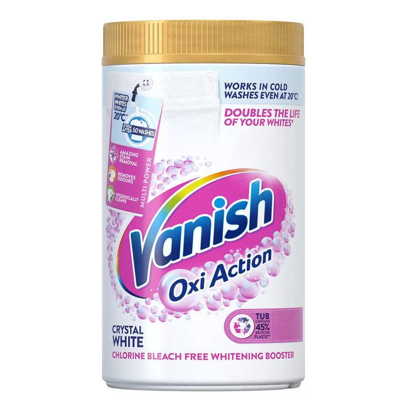 Vanish Gold Oxi Action Powder Crystal White Pack of 1.9kg