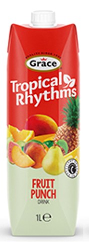 Grace Tropical Rhythms Fruit Flavoured Drink Pack of 1ltr