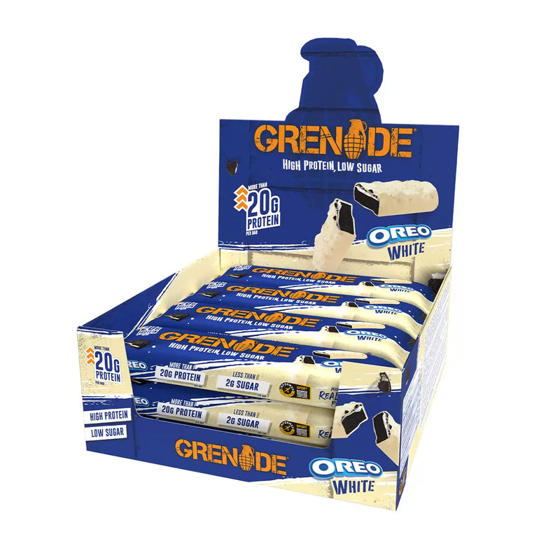 Grenade White Chocolate Oreo Pack of 12 x 60g