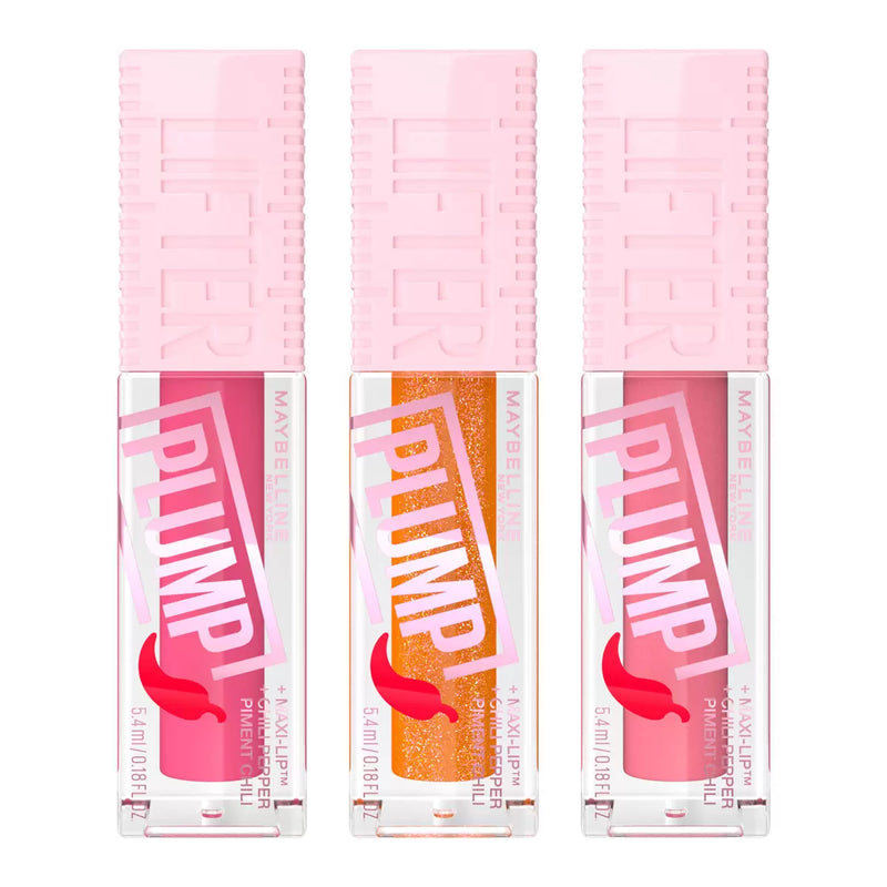 Maybelline Lifter Plump Gloss Trio Pack of 1x3set