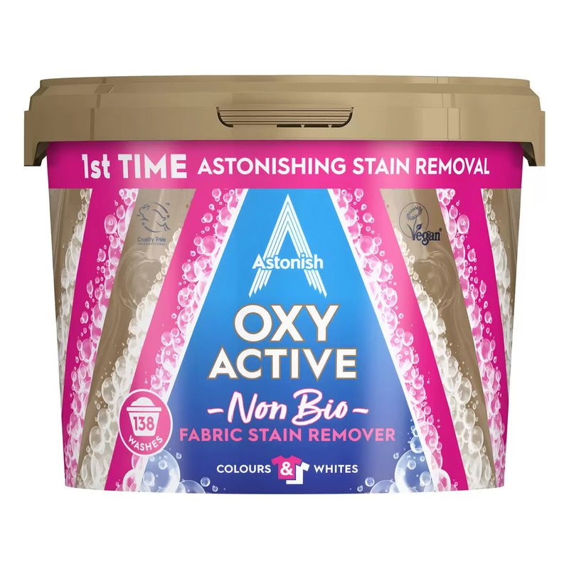 Astonish Oxy Active Non Bio Fabric Stain Remover Pack of 3kg