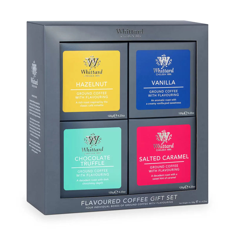 Whittard of Chelsea Flavoured Coffee Gift Set Pack of 4 x 120g