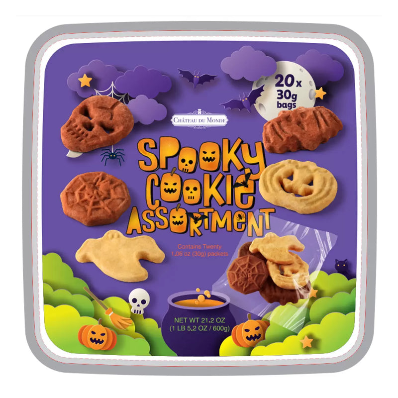 Spooky Cookie Assortment Pack of 20 x 30g