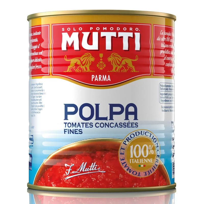 Mutti Polpa Chopped Tomatoes Pack of 6x790g