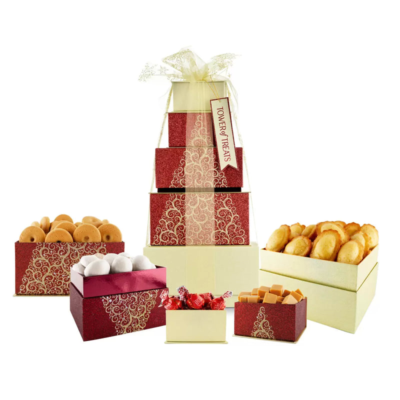 Festive Tower of Treats Pack of 2.2kg in 2 Colours (Random one will be supplied)