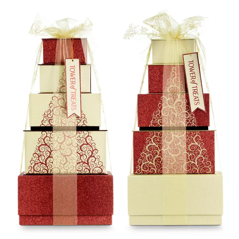 Festive Tower of Treats Pack of 2.2kg in 2 Colours (Random one will be supplied)