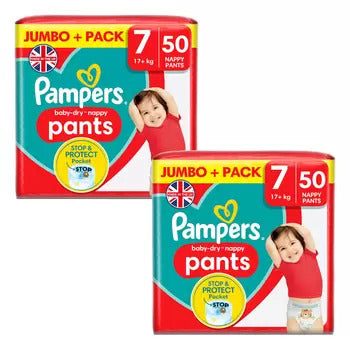 Pampers Baby Dry Pants Size 7 Pack of 2x50