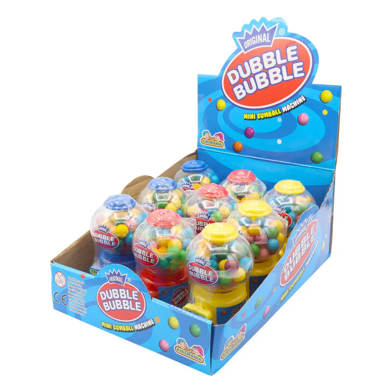 Dubble Bubble Mini Gumball Machine Pack of 12x40g