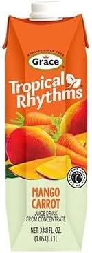 Grace Tropical Rhythms Mango Carrot Drink pack of 1 ltr