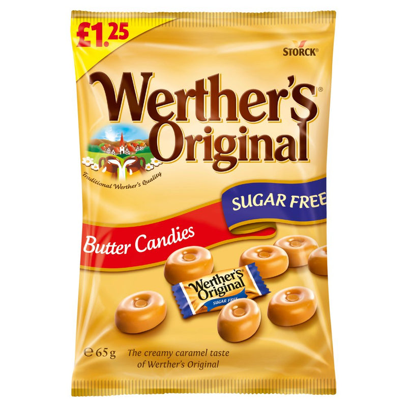 Werther's Original Sugar Free Butter Candies 12 x 65g