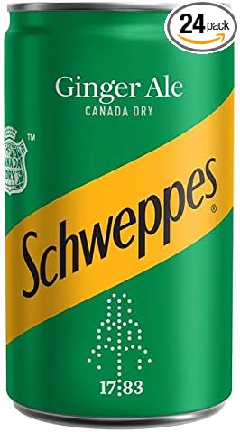 Schweppes Canada Dry Ginger Ale 150ml Mini Can - 24 Pack