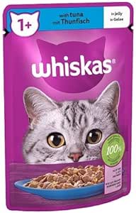 whiskas Pouch in Jelly with Tuna 85 g (Pack of 28)