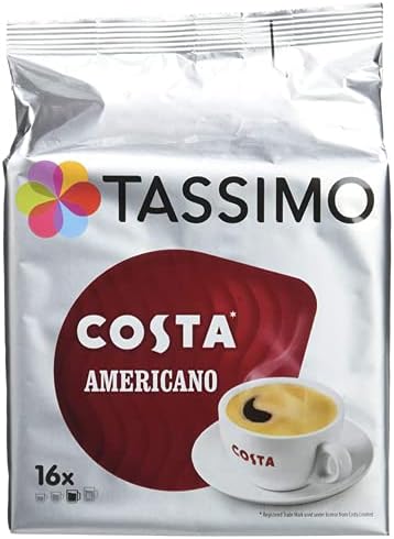 Tassimo Costa Americano Coffee Pods Pack of 16