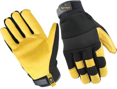 WELLS LAMONT Hydrahyde Leather Work Gloves M Size, 3 Gloves