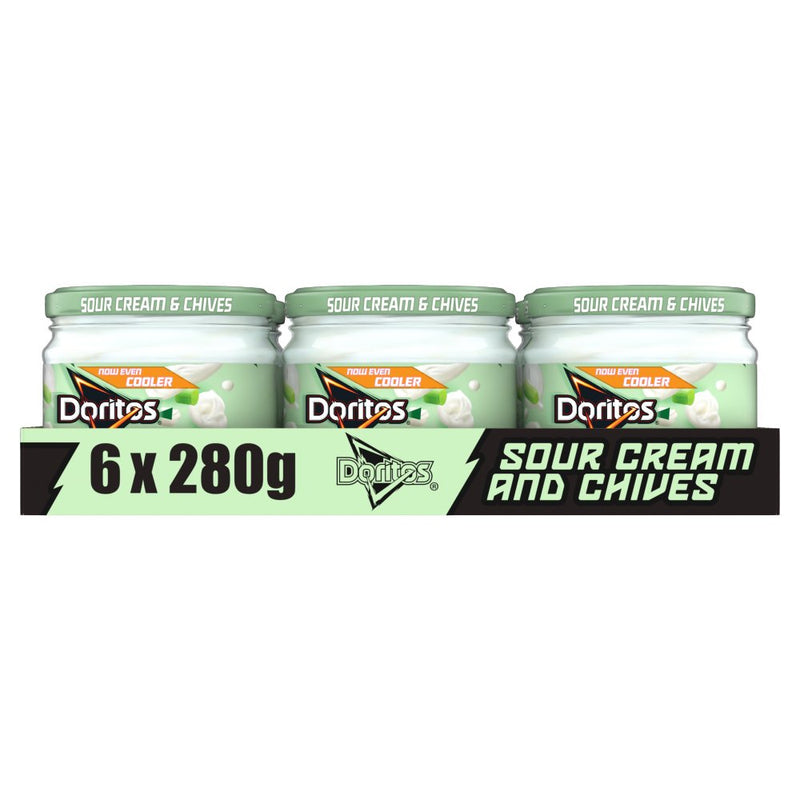 Doritos Sour Cream & Cool Chive Dip Pack of 6x280g