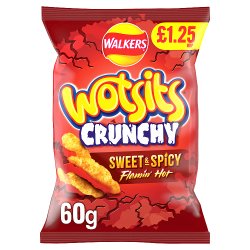 Walkers Wotsits Crunchy Sharing Bag Crisps Pack of 15x60g