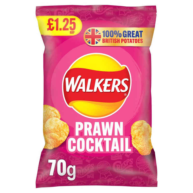 Walkers Crisps Grab bag Pack of 18x70g