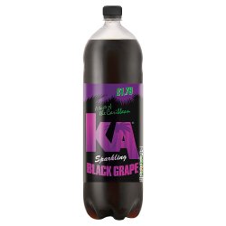 KA Sparkling Black Grape Bottle Pack of 6x2L