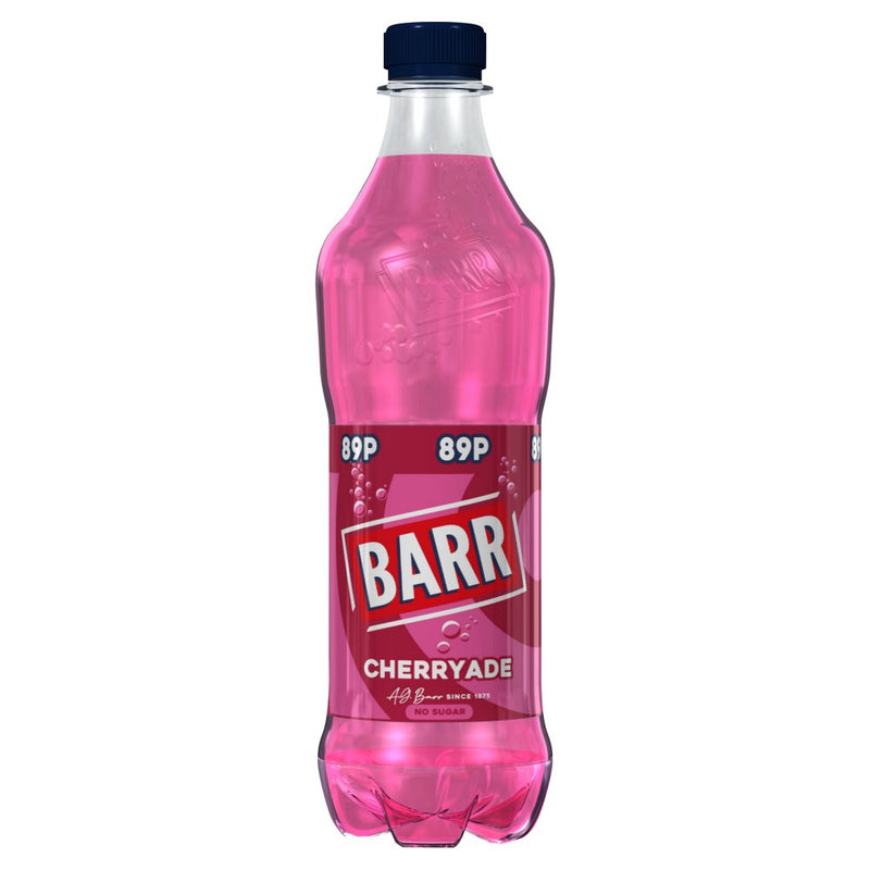 BARR Cherryade Flavour Fizzy Soft Drink Pack of 12x500ml