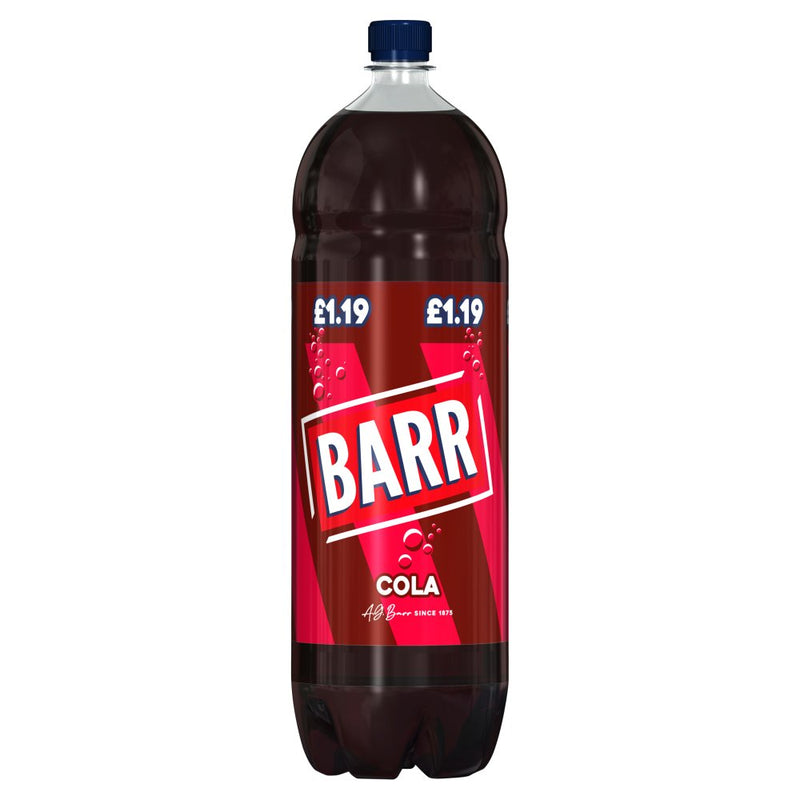 BARR Cola Flavour Fizzy Soft Drink Pack of 6x2L