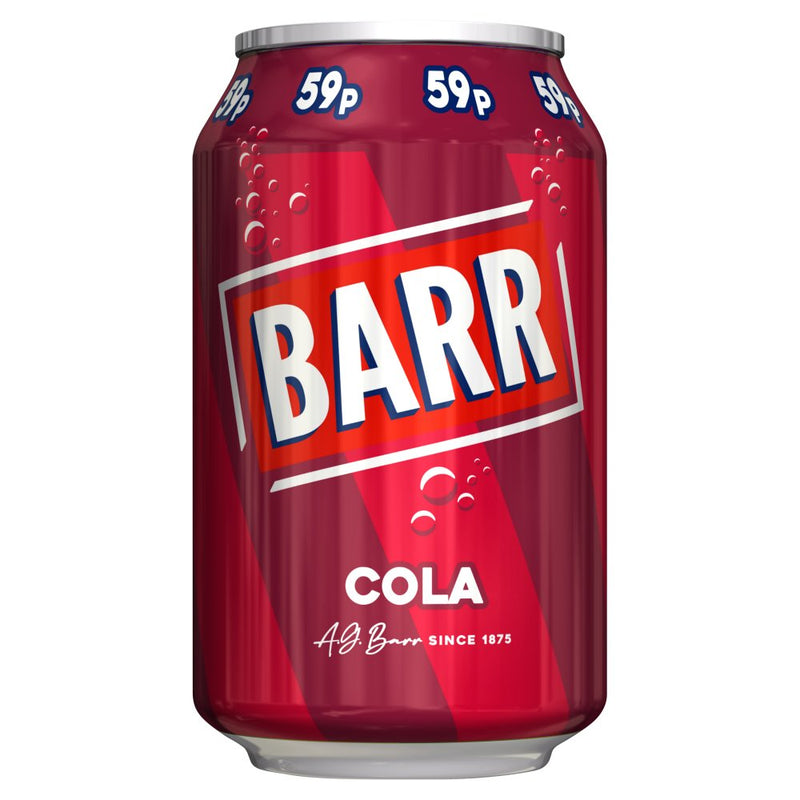 BARR Cola Flavoured Fizzy Soft Drink Pack of 24x330ml