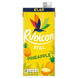 Rubicon Still Pineapple Juice Drink Pack of 12x1L