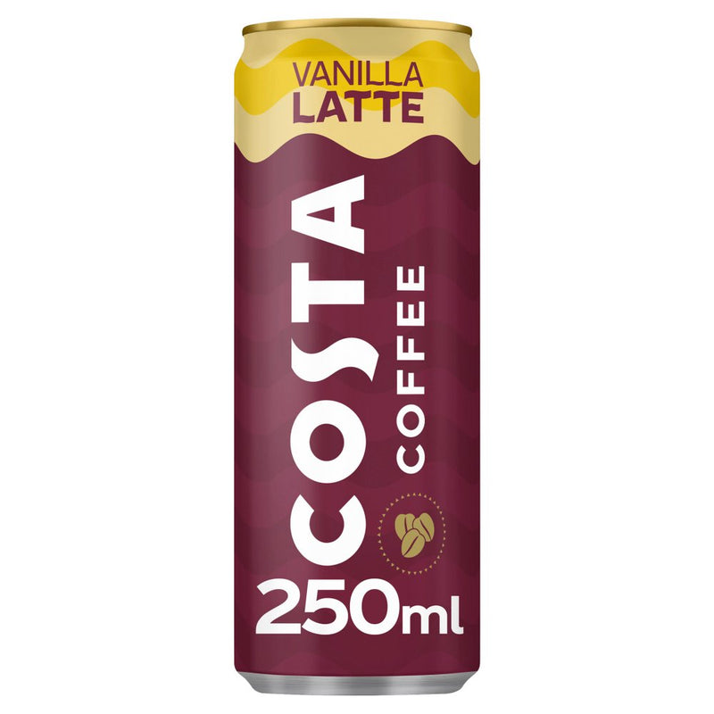 Costa Coffee Vanilla Latte Pack of 12x250ml