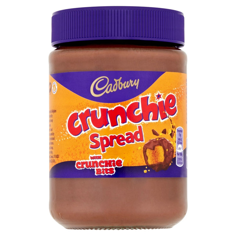 Cadbury Crunchie Chocolate Spread Pack of 6 x 400g