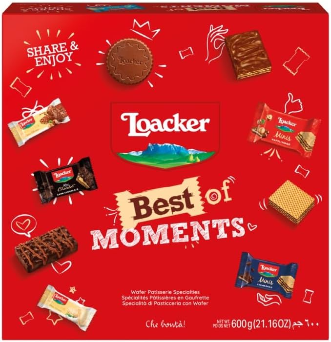 Loacker Best of Moments Wafer Variety Pack 600g