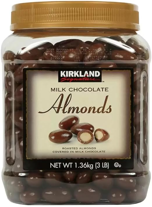 Kirkland Signature Milk Chocolate Almonds, 1.36kg