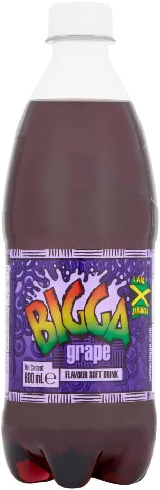 Bigga Grape Flavour Soft Drink Pack of 12 X 600ML