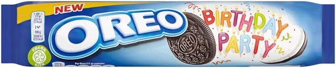 Oreo Birthday Party Sandwich Biscuits 154g - PACK OF 16