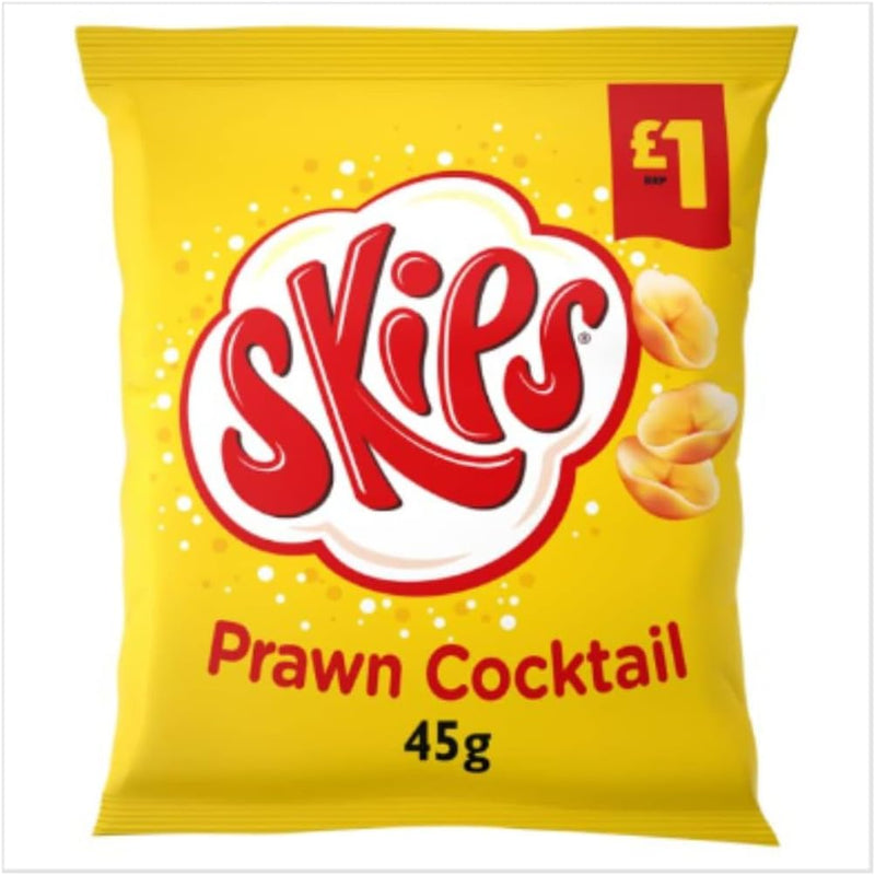 Skips Prawn Cocktail Crisps Pack of 16x45g