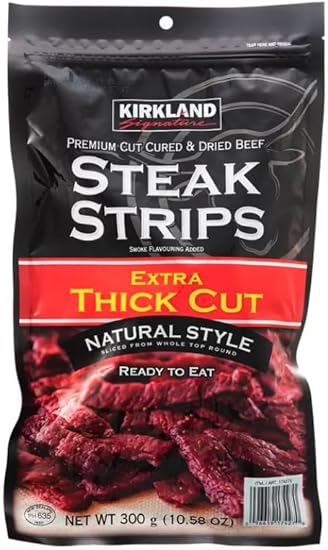 Kirkland Signature Steak Strips Thick Cut Beef pack of 1x300g