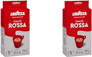 Lavazza Qualità Rossa Ground Coffee Espresso Pack of 500 g