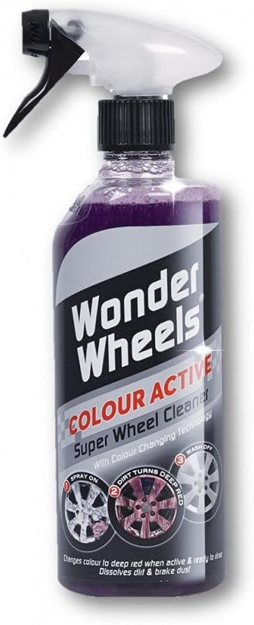 Wonder Wheels Colour Active Super Wheel Cleaner 600ml Pack of 3