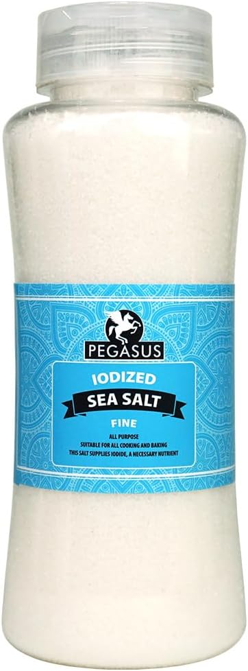 Pegasus Iodized Fine Sea Salt Pack of 6x800g