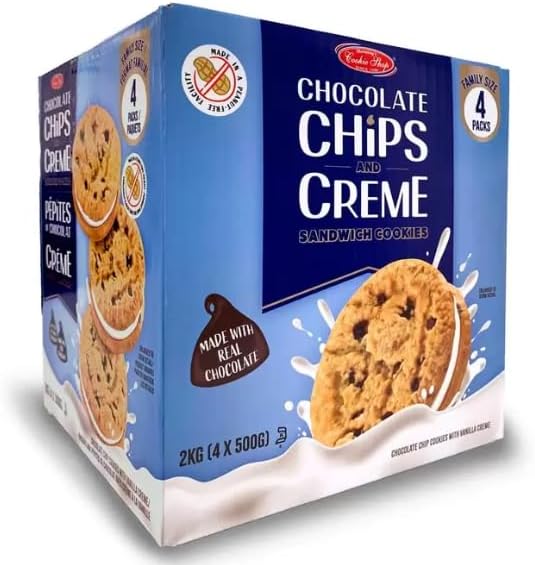 Manning's Chocolate & Creme Sandwich Cookies Pack of 4 x 500g