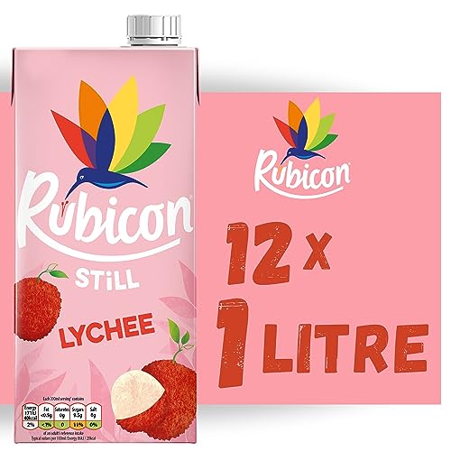 Rubicon Still  Lychee Juice Drink Pack of 12x1L